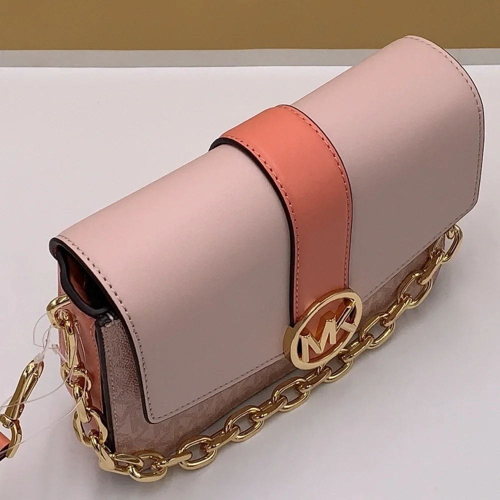 MICHAEL KORS CARMEN SMALL FLAP XBODY SHERBERT MULTI COLOR